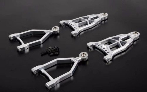 Rovan Baja 5b 5t 5sc CNC alloy front extended A arm set - Picture 2 of 3
