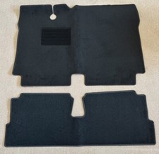 Citroen 2CV Ente Fußmattensatz Teppich Schwarz 2-teilig