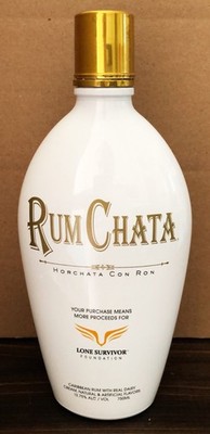 Rum Chata Horchata Con Ron - Lone Survivor Foundation Empty Bottle 750 ml