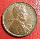 1917-D Lincoln Cent Wheat Penny Choice AU Scarce Date Sold As Pictured 275