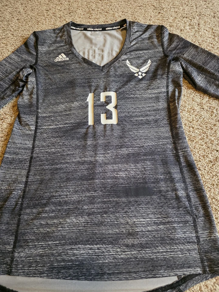 Camiseta de voleibol Air Force Falcons para mujer mediana NCAA camiseta de voleibol Adidas Foto 4 de 4
