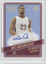2021-22 Onyx Vintage Auto MJ Walker #VAMW Auto fv8