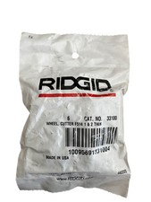 Ridgid Wheel Cutter F514 1 & 2 Thin Cat No. 33100 Pack Of 6 Made In USA New Seal