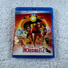 Incredibles 2 Blu-ray, 2018 Disney DVD Movie Tested Working