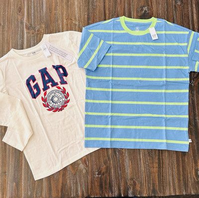 GAP Tees 14-16 Years NWT  Boy's T-Shirts Lot of Two Polo Top Children Youth Kid
