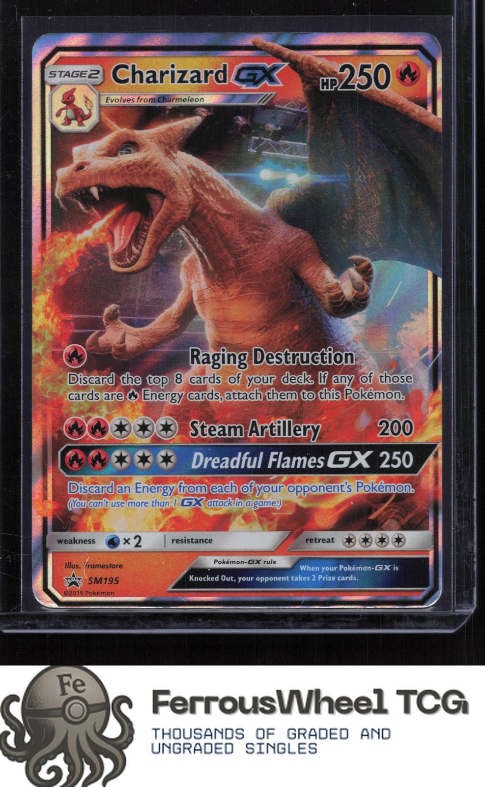 Charizard GX SM195 - SM Promos - (MP)