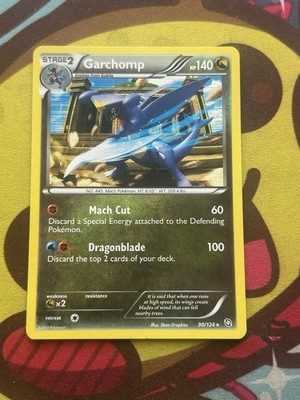 Pokemon Garchomp 90/124 - BW Dragons Exalted - Holo Rare - Excellent