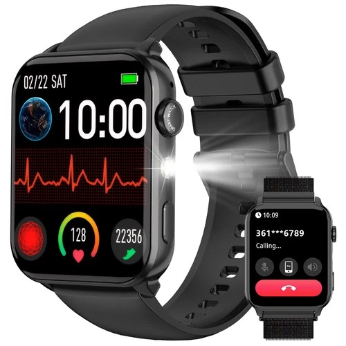 ساعة ذكية للنساء Android Ladies Fitness Bluetooth Call Watch for iPhone Samsung