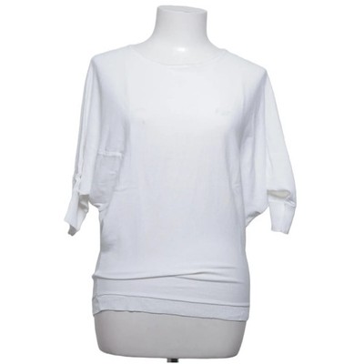 Kocca Jeans, Top, Größe: M, Weiß, Baumwolle/Polyamid/Viskose, Einfarbig #mvA