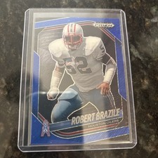2025 Panini Prizm Black Football Robert Brazile Blue Shimmer FOTL 33/35