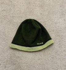 Bula Green Knit Beanie Hat Fleece Lined Winter Ski Cap Made in Canada