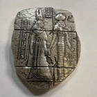 2 oz  .999 Silver Bar Hand Poured Goddess MAAT Antiqued Finished