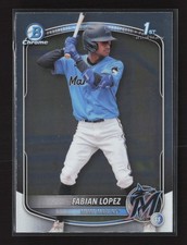 2025 Bowman #BCP-19 Fabian Lopez Chrome Prospects