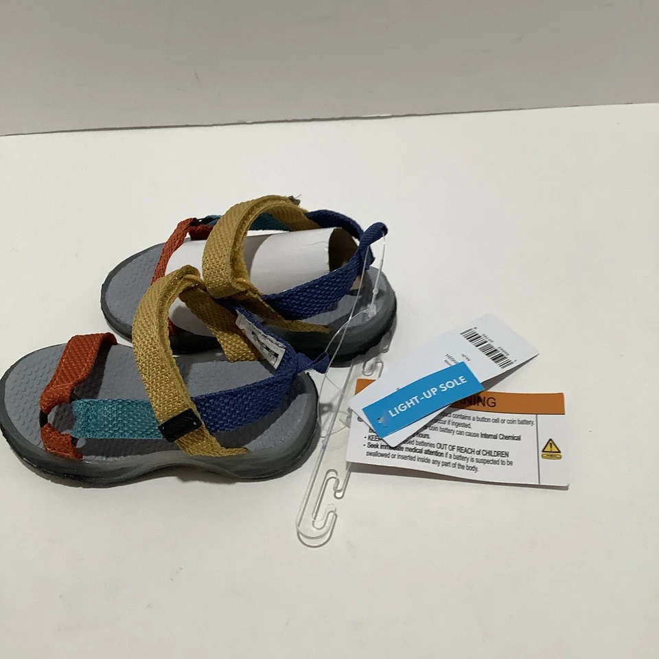 Sandalias Carters Every Step Light Up para niños pequeños azules/rojos/amarillos talla 5M para niños pequeños nuevas Foto 3 de 4