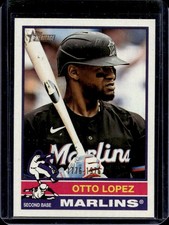 2025 Topps Heritage Otto Lopez Bicentennial #/200 Marlins
