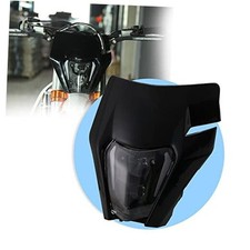 Dirt Bike Headlight with Turn Signals,Universal LED Motorcycle Head Light Kit