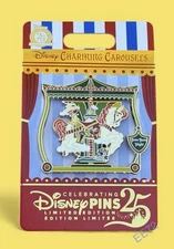 2025 Disney Parks Charming Carousels Peter Pan’s Flight LE 2000 Pin IN HAND