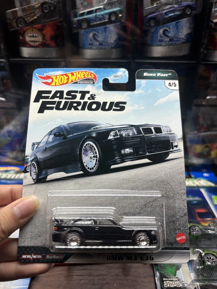 BMW M3 E36 Euro Rápido y Furioso Premium Hot Wheels Foto 2 de 3