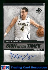 2014-15 SP Authentic #SOT-MM Mitch McGary Sign of the Times