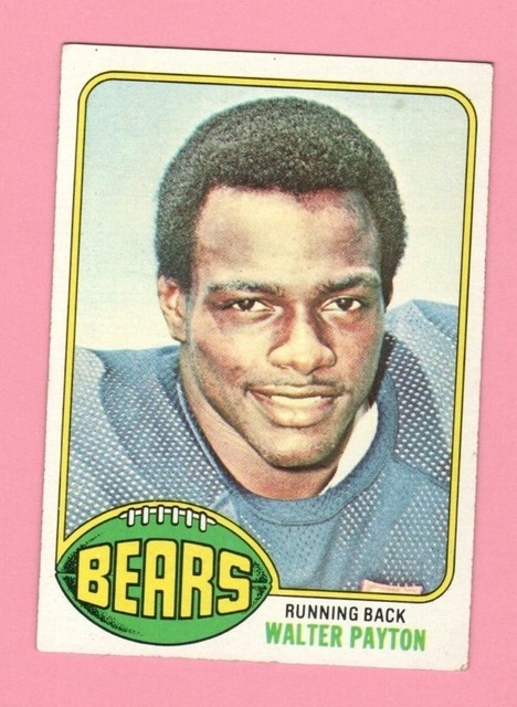 1976 Topps Walter Payton RC #148 Chicago Bears- See Pictures