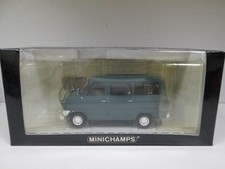FORD TRANSIT Bus Van Car Vitré Vert Green Grun 1965 MINICHAMPS 400082210 au 1/43