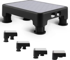 Adjustable Step Stool for Bed Bathtub Car and Kitchen 4-Level Height 3.4"-5"