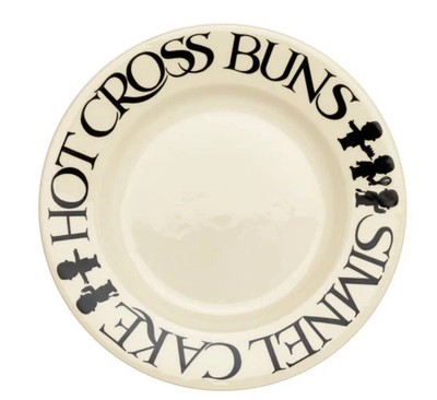 Emma Bridgewater Neu Fred Hot Cross Brötchen Teller 8,5'' Teller 1. Qualität
