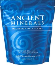 Ancient Minerals Magnesium Bath Flakes of Pure Genuine Zechstein Chloride 4.4lb