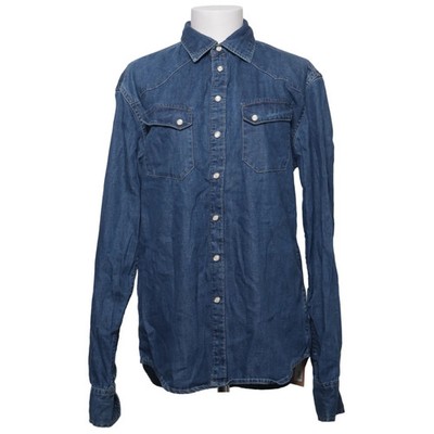 Lager 157, Jeanshemd, Größe: M, McQueen Shirt, Blau, Baumwolle, Damen #Tuc