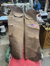 Western  Cowboy Batwing Work Chaps - Custom-Made In USA