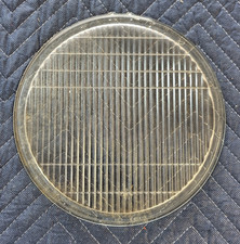 Vintage 1931 Chevrolet Clear Glass Car Headlight Lens 9-9.5 Diameter Original