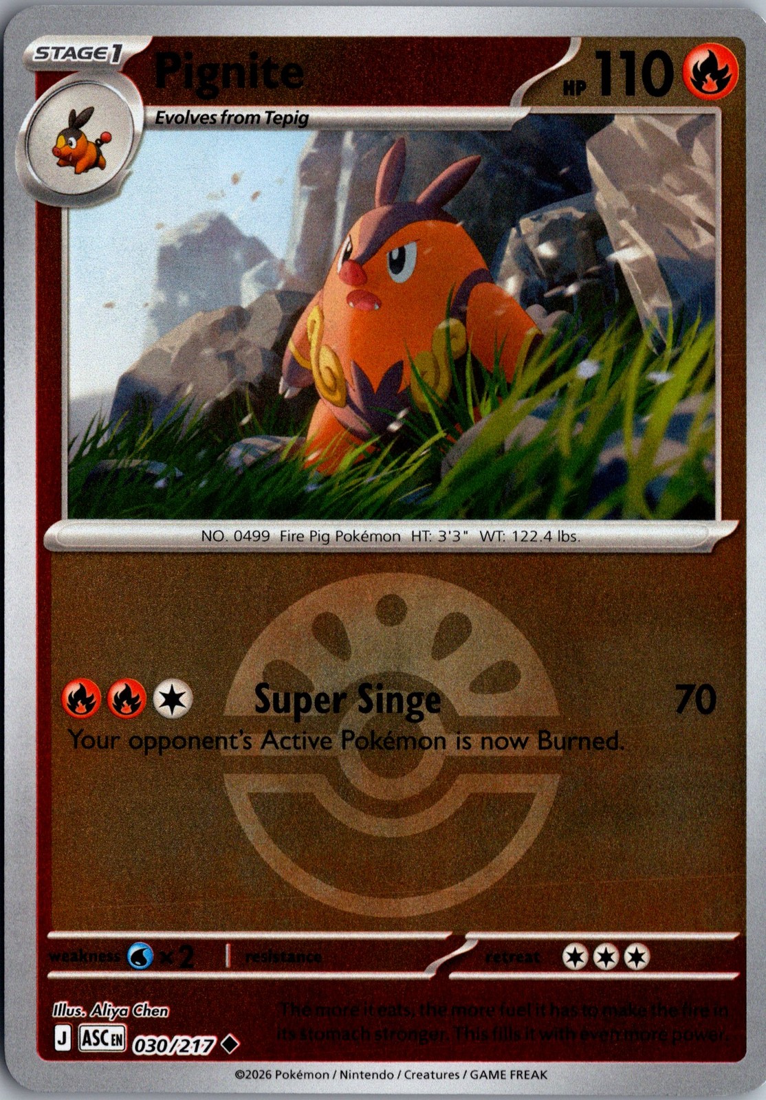 ME: Ascended Heroes #030/217 Pignite (Friend Ball)