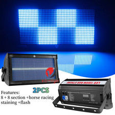 2X1000W LED RGB Strobe Wash Light Flash Par Stage Lighting DMX Disco Show Party