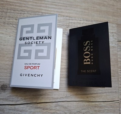 Hugo Boss The Scent EdT, Givenchy Gentleman Société Sport EdP