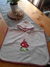 Baby Handtuch mit Kapuze Baby Badetuch Spiegelburg 0-6 100% Baumwolle