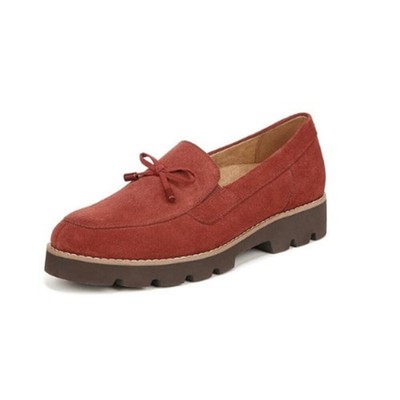 Vionic Women's Finley Suede Bow Loafers Size 8.5