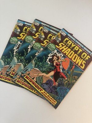 Crypt of Shadows #1 Marvel Comics 1972 - Lot of 4 Readers