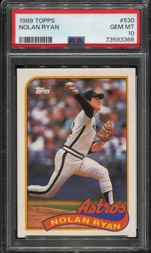 1989 Topps Nolan Ryan #530 HOF PSA 10