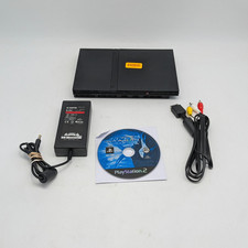 Sony PlayStation 2 Slim w/ 007 Game CD  AC Adaptor Cord Bundle SCPH-70004 