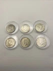 1965-1969 John F. Kennedy Half Dollar 40% Silver Lot Of 6 Very Nice Coins 🔥