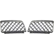 Fog Light Cover Set For 2006-2009 Chevrolet Trailblazer Front Textured Black