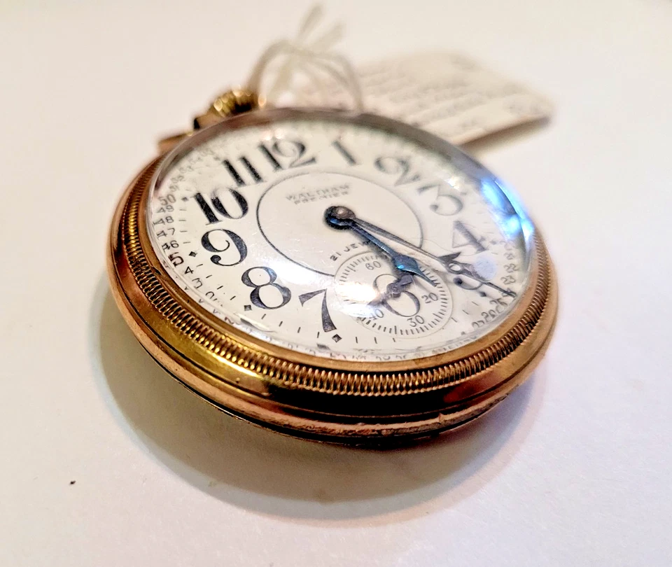 Vintage 1908 Waltham “Premier” 21 Jewels Size 16 Pocket Watch - Image 2 of 4