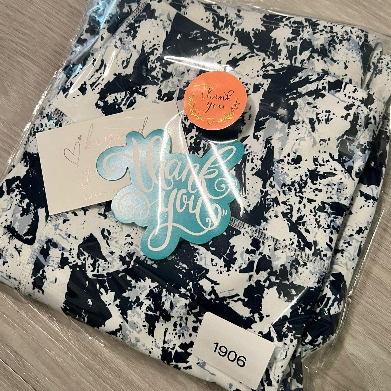 SOFIA Active Black White Blue Abstract Print High… - image 10