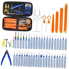 58Pcs Terminal Removal Tool Kit Depinning Tools Electrical Pin Removal 58 pcs