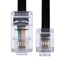 1M RJ11 to RJ45 Cable Phone Telephone Cord RJ11 6P4C to RJ45 8P8C Connector Plug