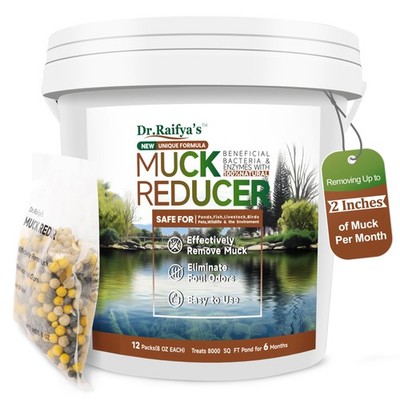 Dr.Raifya s Muck Reducer Pellets 6 LB - Natural Pond Sludge Solution, Experience