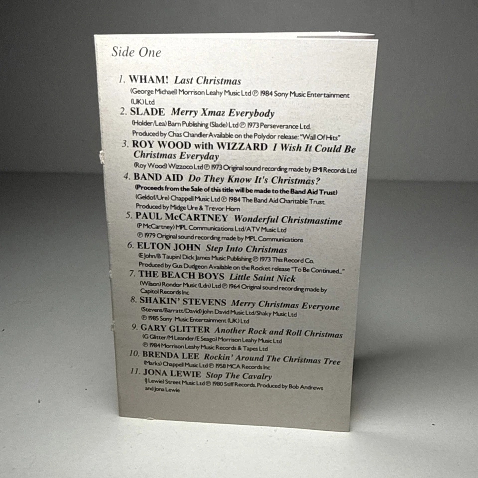 It's Christmas Time compilation Cassette Tape - Wham, Slade, Band Aid (EMI 1992) - Image 2 of 4