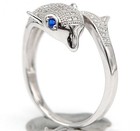 Dolphin 2CT Heat Treated Kyanite 925 Sterling Silver Ring Sz 7 U4-6 — photo 2