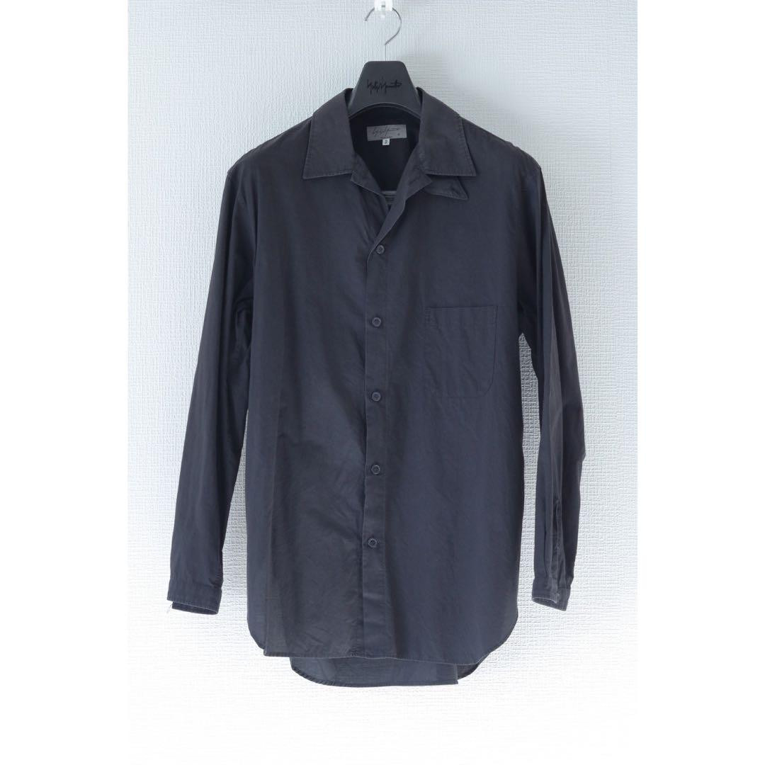 Yohji homme cotton open collar shirt 2018SS | eBay