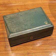 Rolex Coffret/boîte montre vert en bois 1 montre avec certificat Chronometer